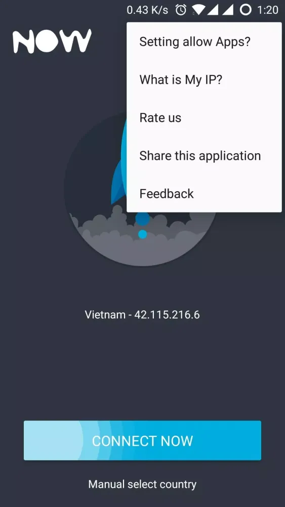 Now VPN スクリーンショット