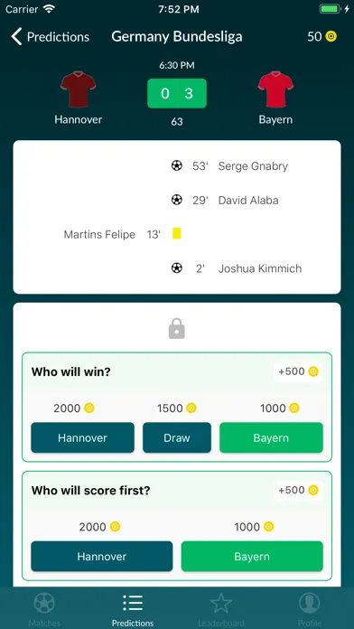 Capturas de tela do Long Shot: Football Prediction