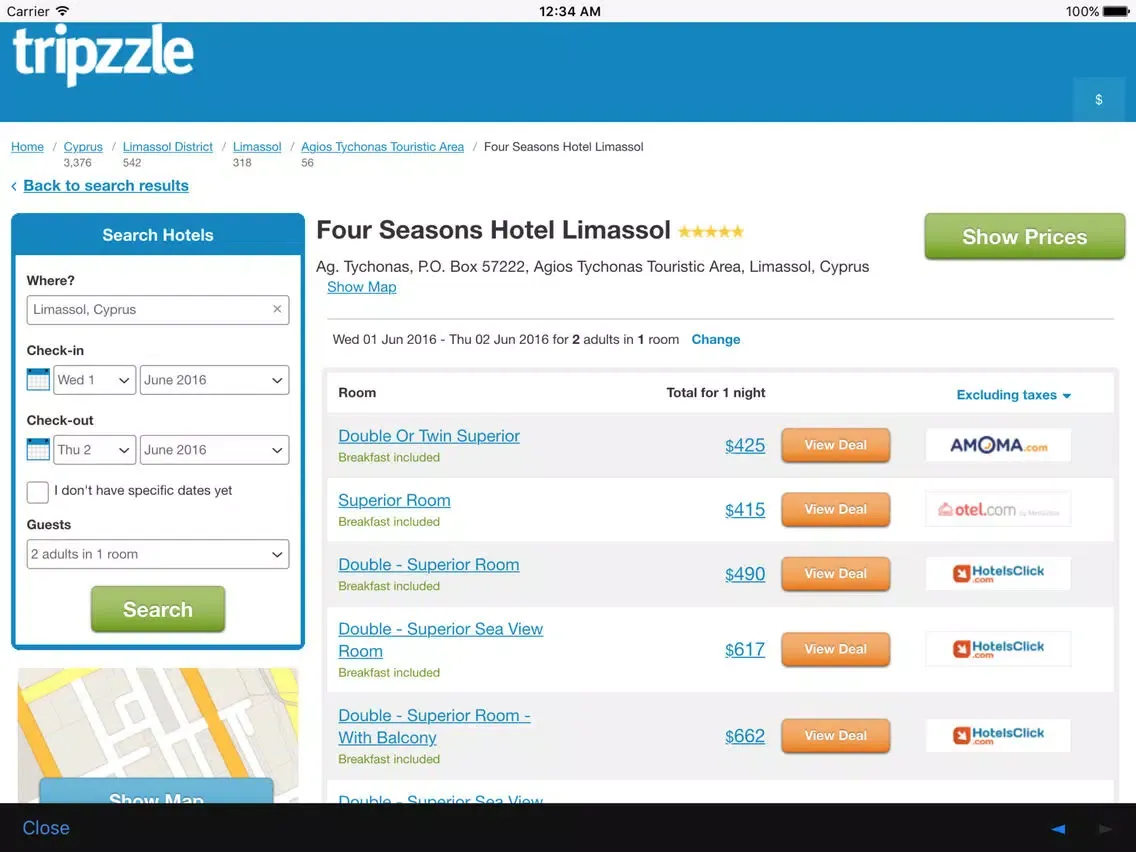Tangkapan skrin Tripzzle! Travel Destination & Hotel Recommendations iPad 
