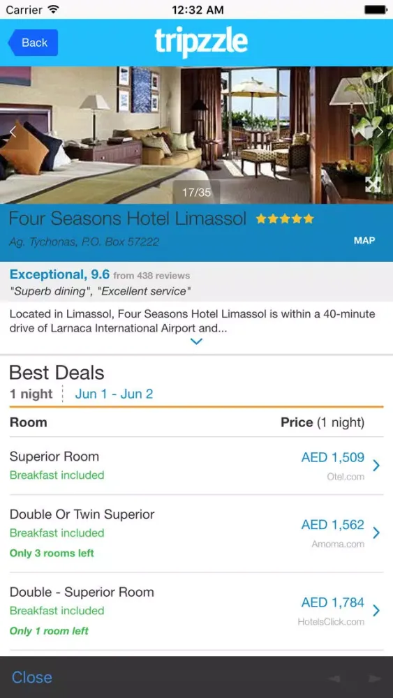 Tangkapan skrin Tripzzle! Travel Destination & Hotel Recommendations