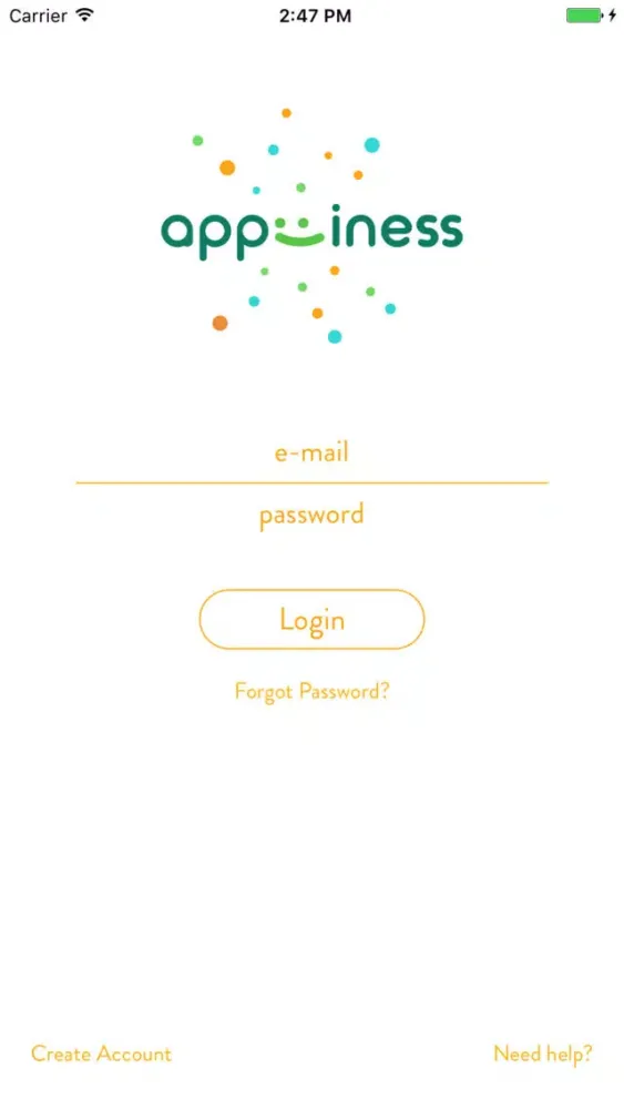 Zrzuty ekranu Appiness app
