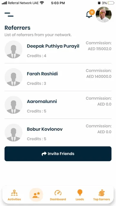 Referral Network-AE應用截圖