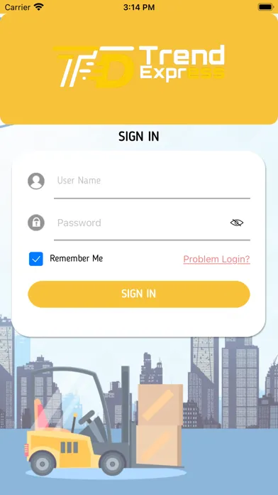 Ảnh chụp màn hình của Trend Delivery Shipper