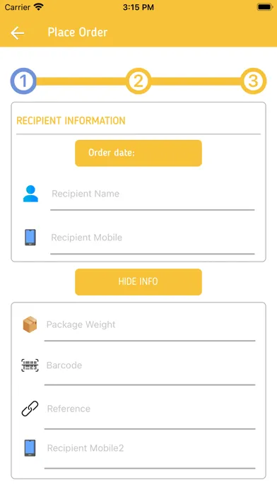 Ảnh chụp màn hình của Trend Delivery Shipper