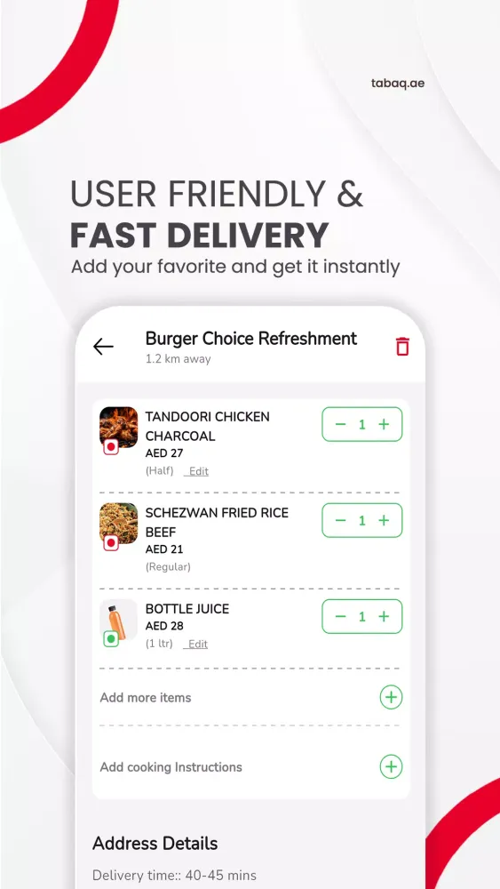 TABAQ : Food Delivery & More应用截图