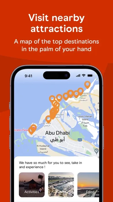 Capturas de tela do Experience Abu Dhabi