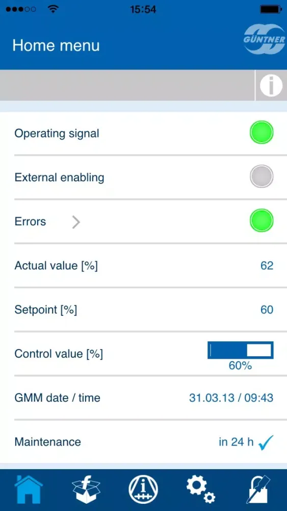 Capturas de pantalla de GCM-Control