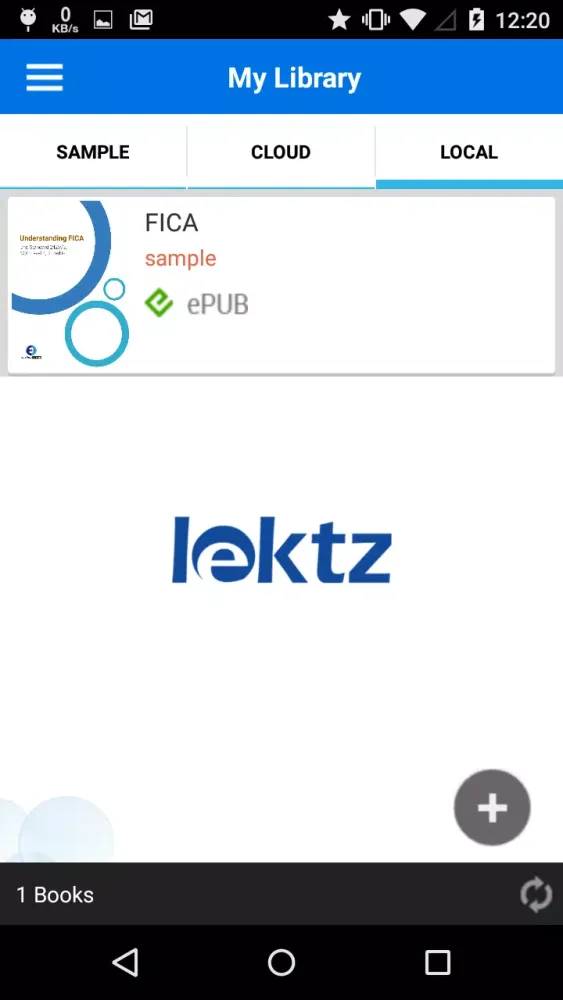 Lektz سکرین شاٹس