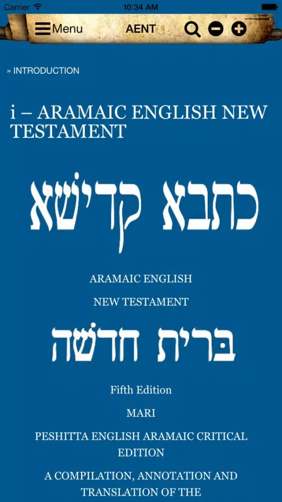 Aramaic English New Testament应用截图