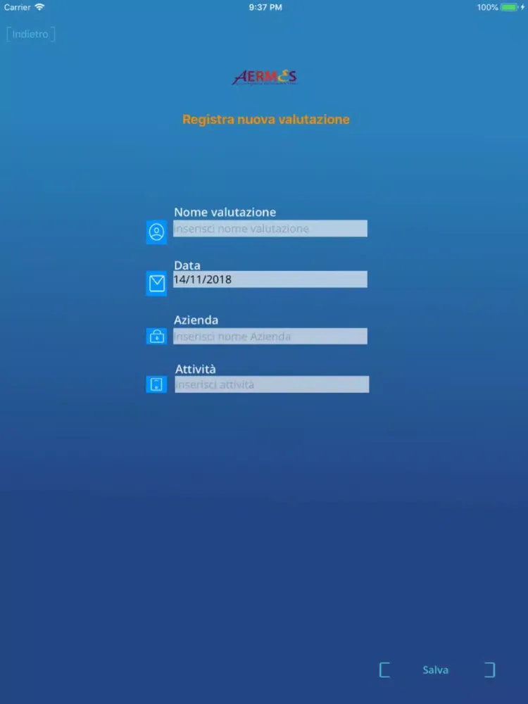 Captures d'écran de AERMES Sicurezza iPad 