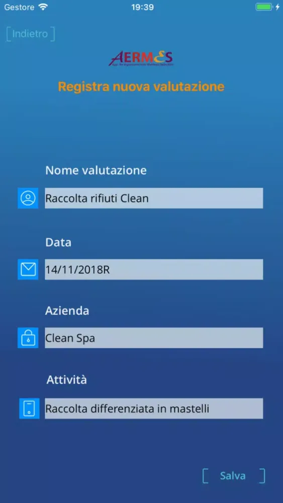 Captures d'écran de AERMES Sicurezza