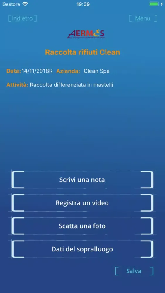 Captures d'écran de AERMES Sicurezza