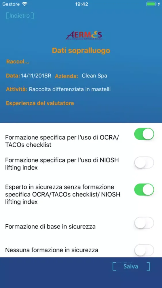 Captures d'écran de AERMES Sicurezza