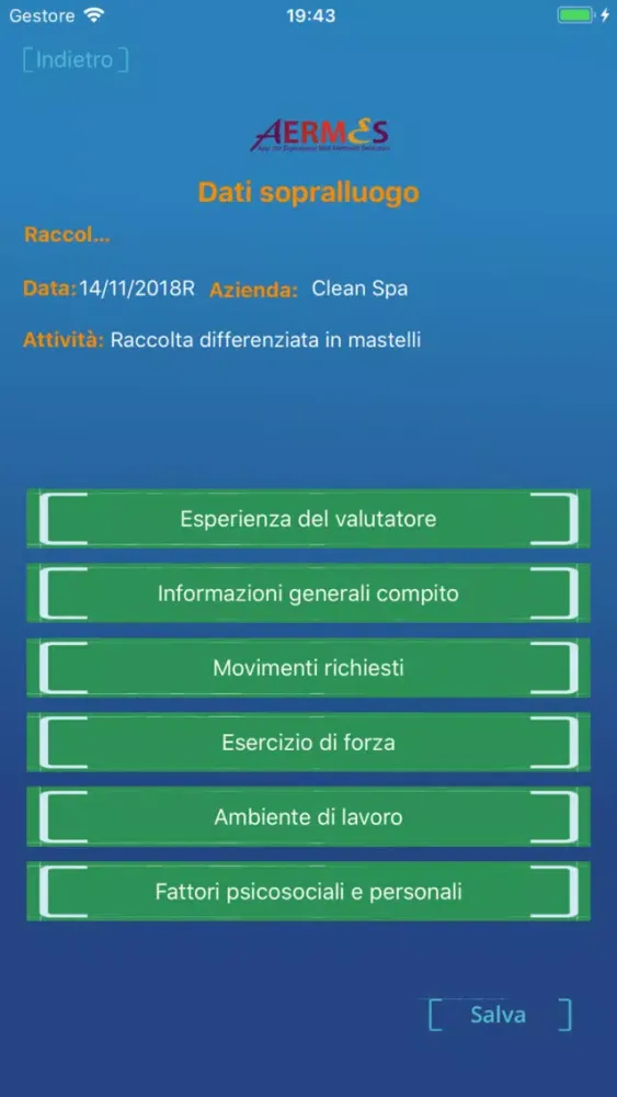 Captures d'écran de AERMES Sicurezza