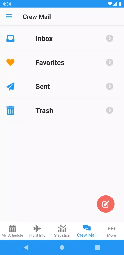 eCrew Screenshots