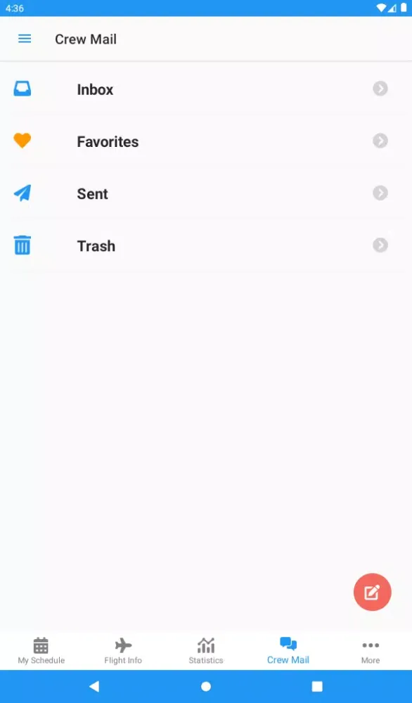 eCrew Screenshots