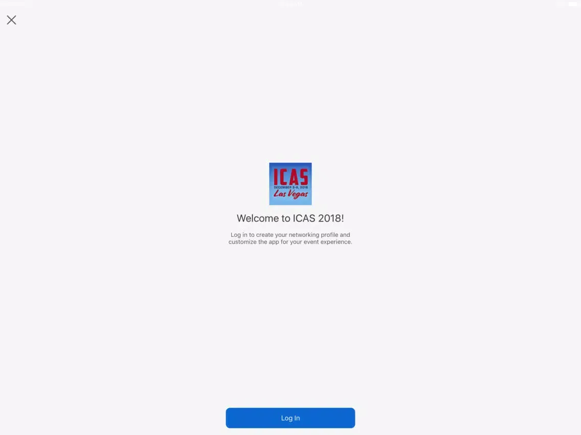 Capturas de pantalla de ICAS Convention iPad 