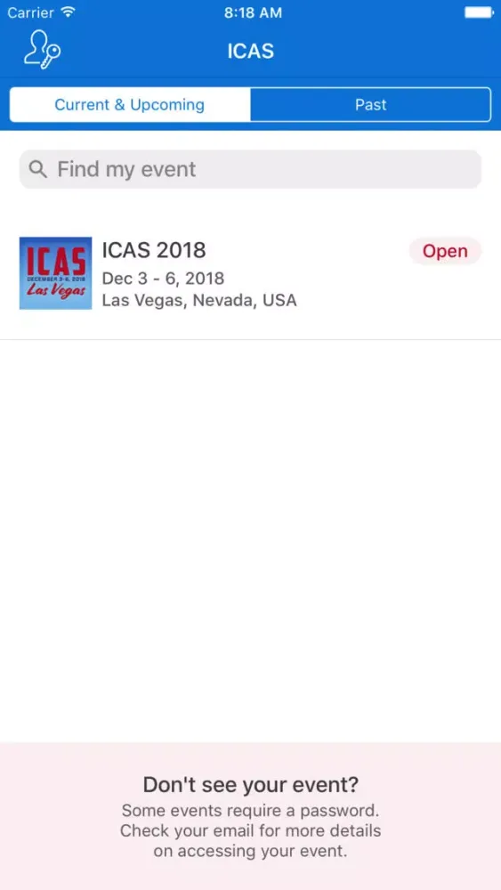 Capturas de pantalla de ICAS Convention