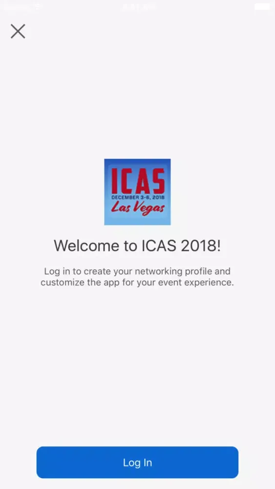 Capturas de pantalla de ICAS Convention