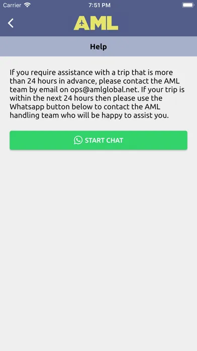 Ảnh chụp màn hình của AML Global