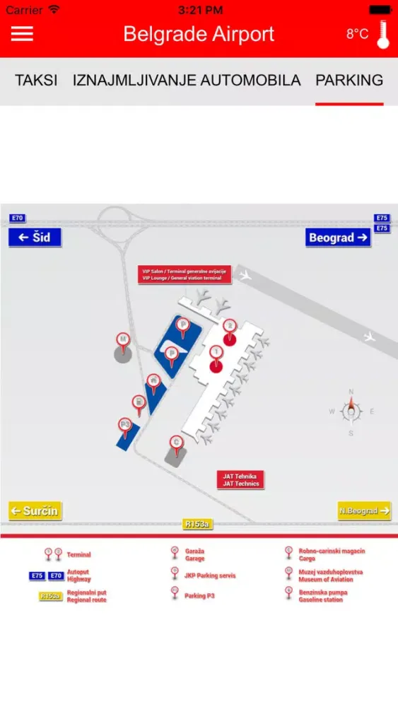 Airport Nikola Tesla Belgrade應用截圖