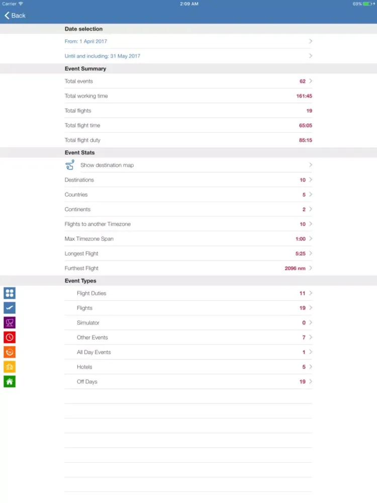 crewCONNECT iPad  스크린샷