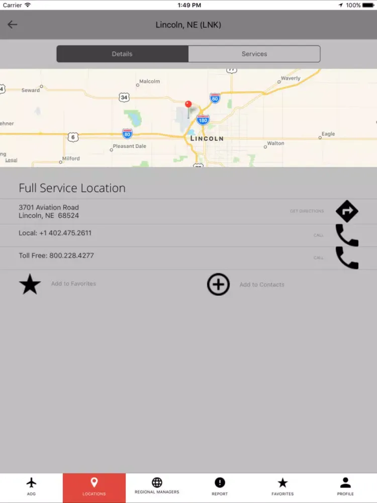 AOG Service iPad  سکرین شاٹس