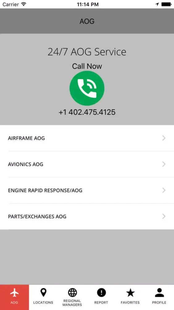 AOG Service سکرین شاٹس