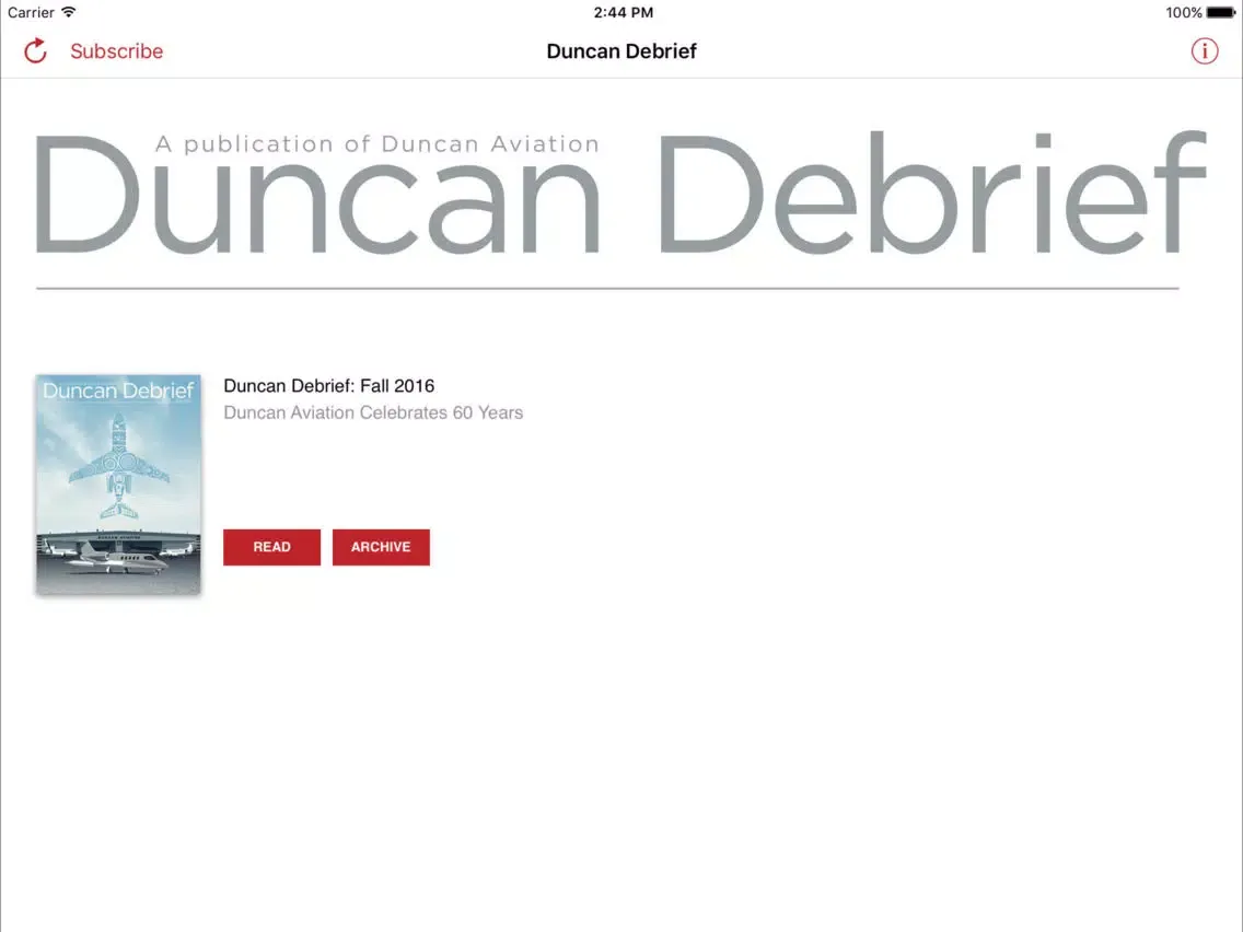 Duncan Aviation Debrief iPad  Screenshots
