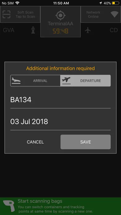 Ảnh chụp màn hình của BagJourney Netscan