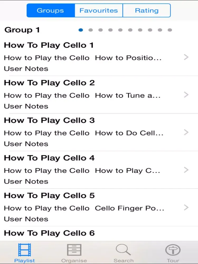 Ảnh chụp màn hình của How To Play Cello iPad 