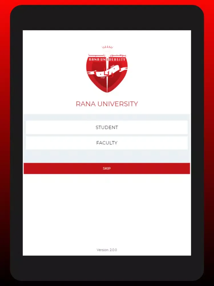 Скриншоты Rana University iPad 