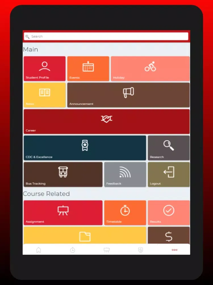 Скриншоты Rana University iPad 