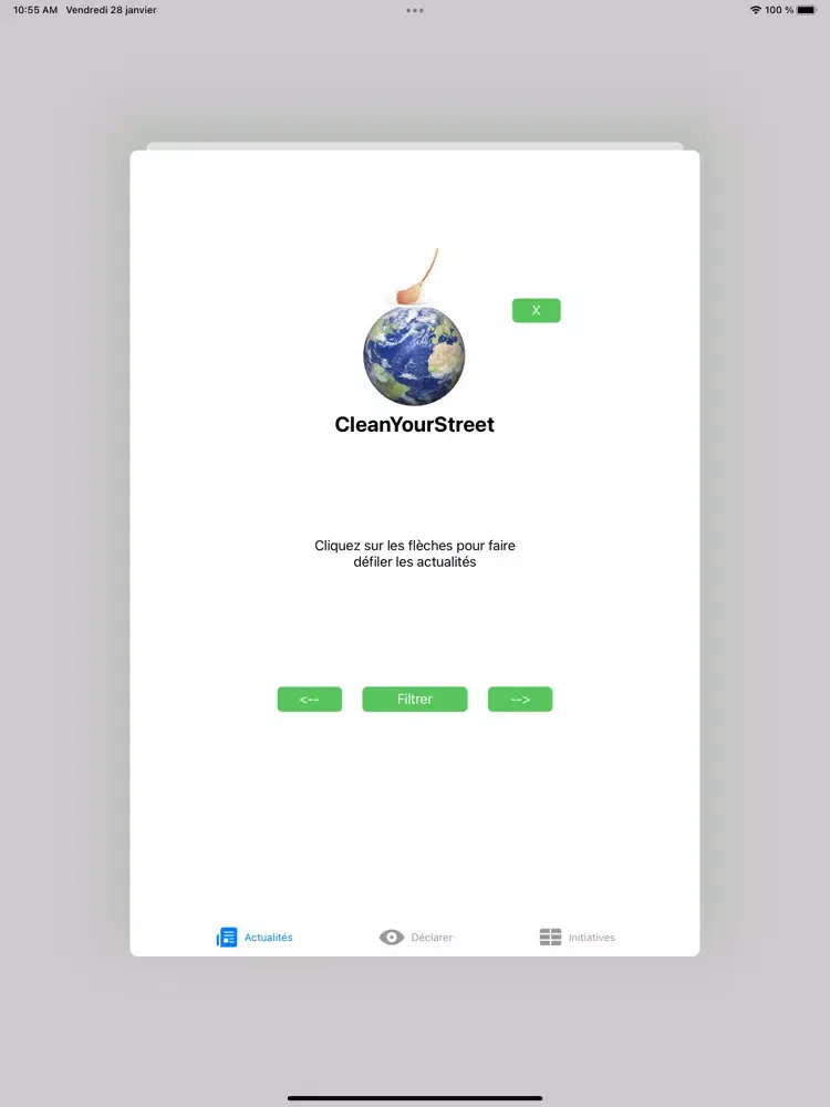 CleanYourStreet iPad  स्क्रीनशॉट