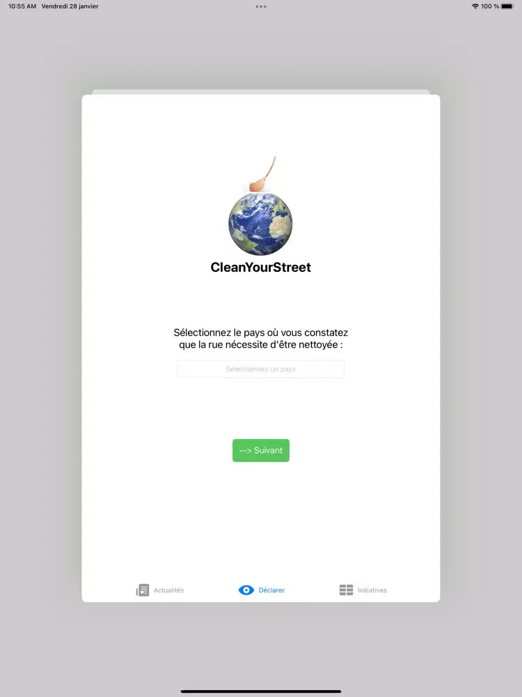 CleanYourStreet iPad  स्क्रीनशॉट