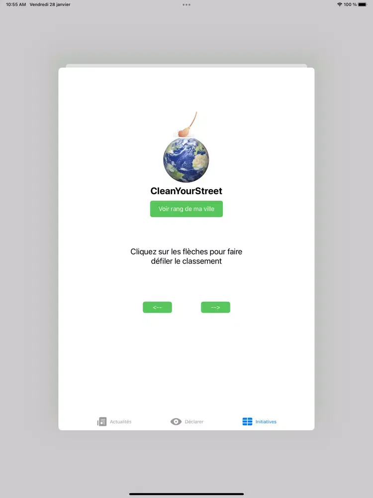 CleanYourStreet iPad  स्क्रीनशॉट