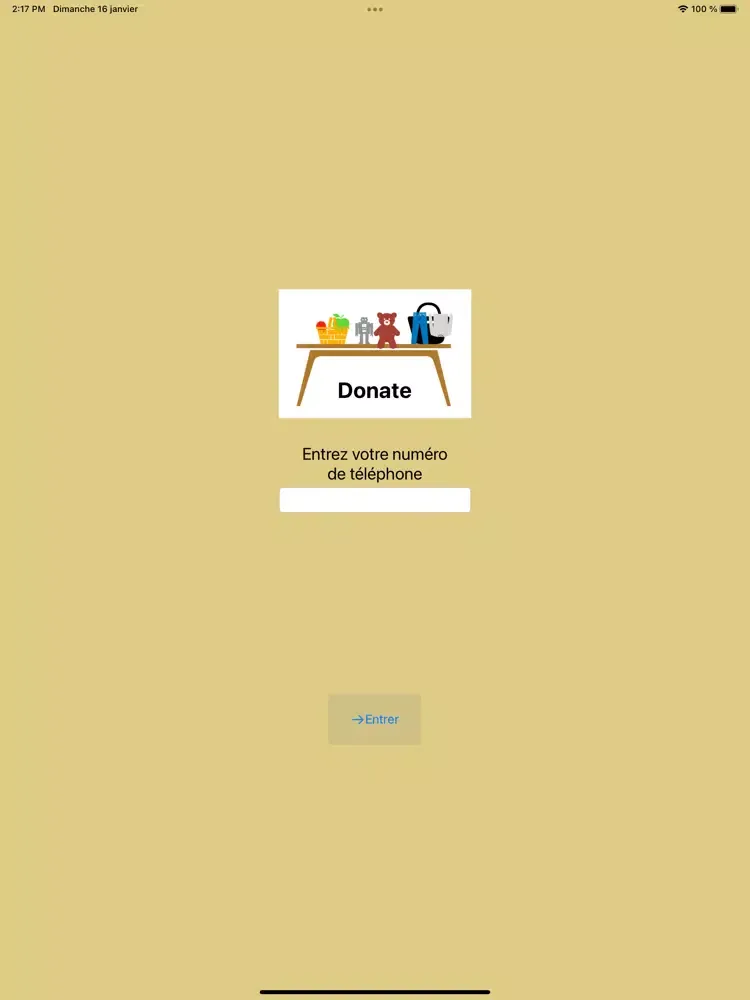DonateForOthers iPad 應用截圖
