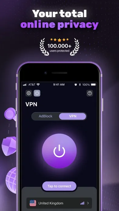 Tangkapan layar Online Identity Protection