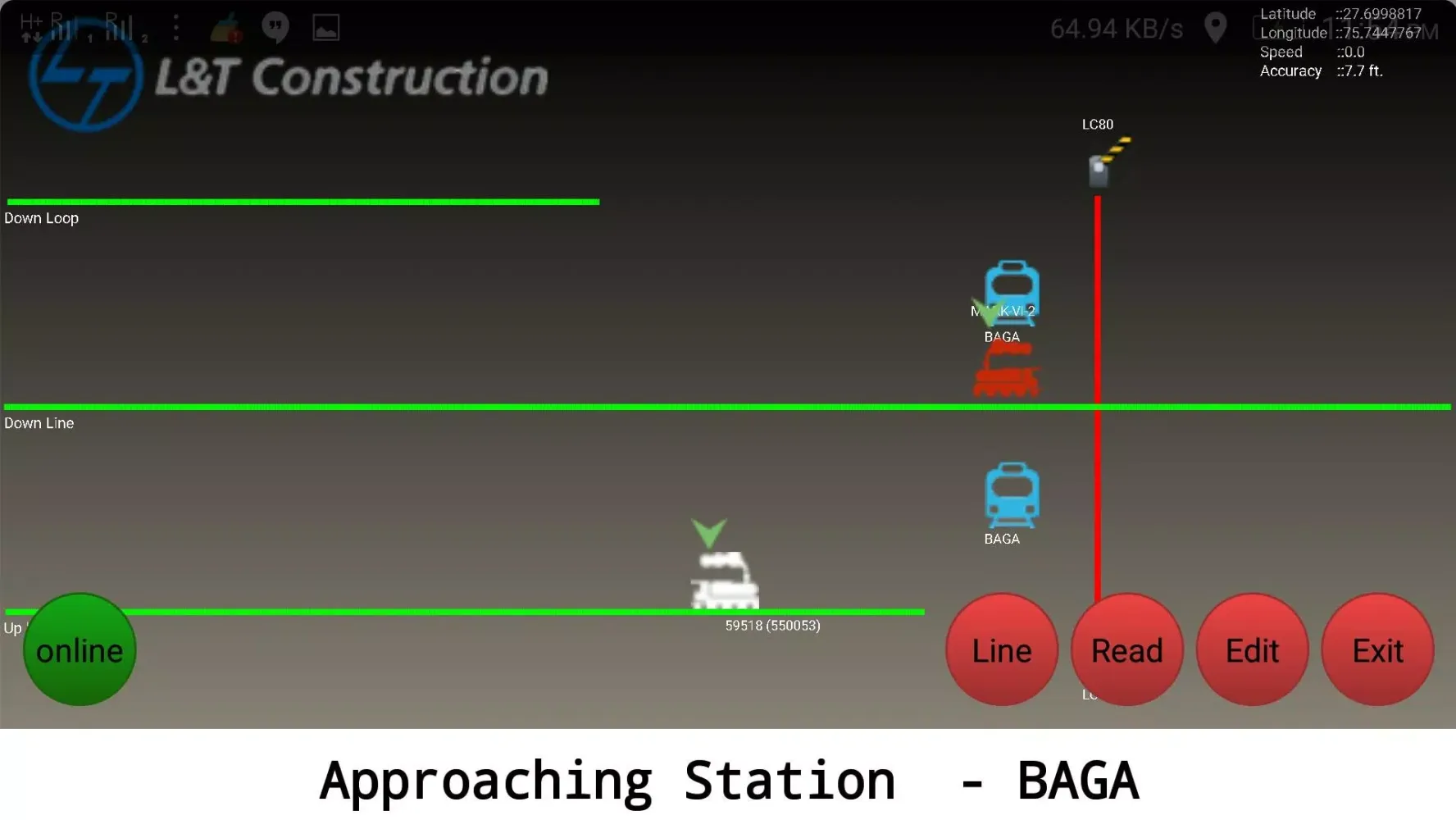 Track Monitoring Mgt Screenshots