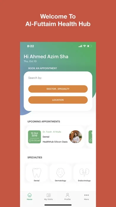 Ảnh chụp màn hình của HealthHub by Al-Futtaim