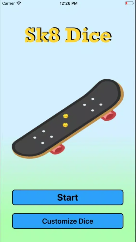 Captures d'écran de Loaded Sk8 Dice