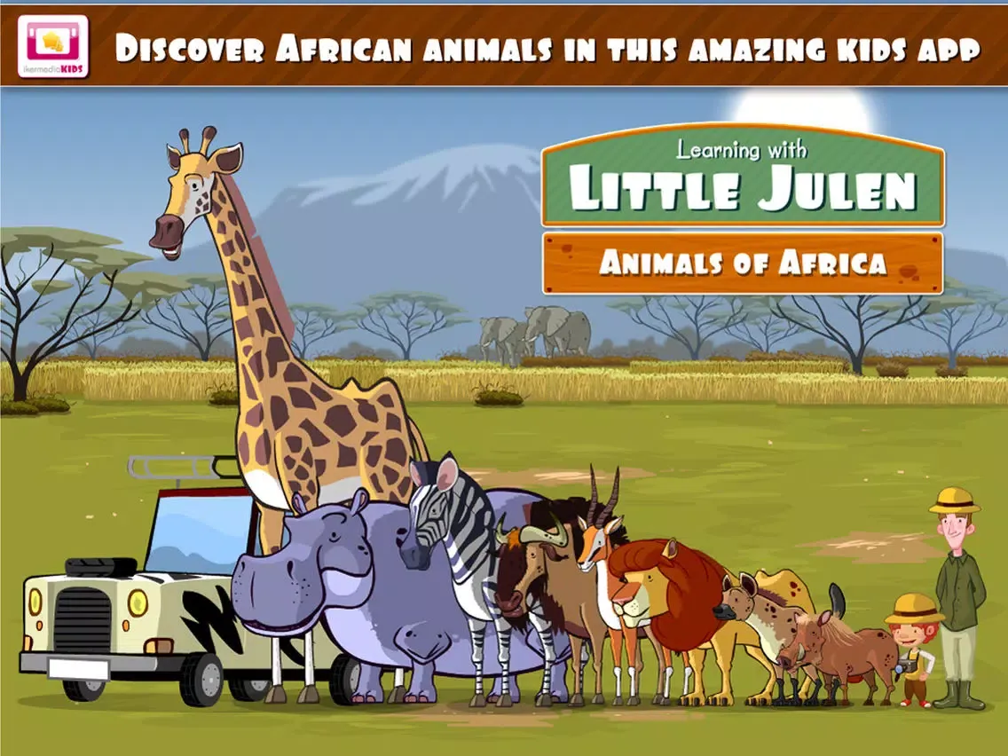Animals of Africa - Education iPad  স্ক্রিনশট