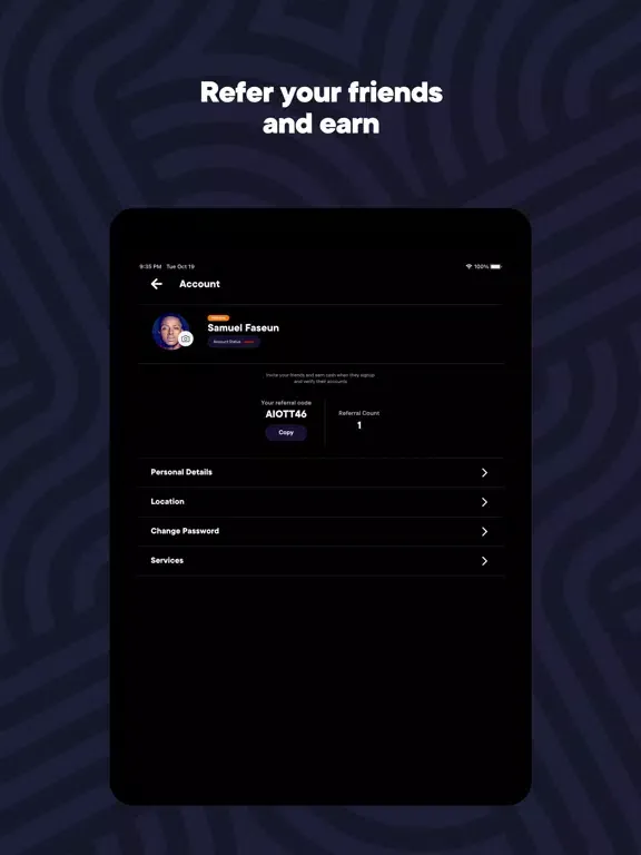 Chore Agent - Sign Up & Earn iPad  Ekran Görüntüleri