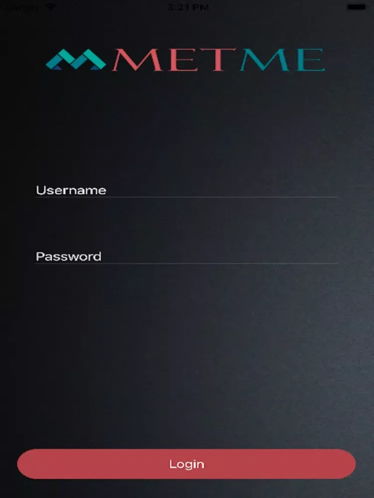 ภาพหน้าจอของ MetMe Social iPad 