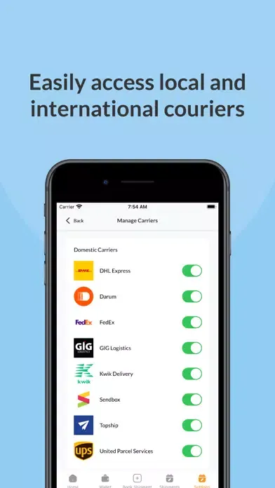 Capturas de tela do Terminal Africa
