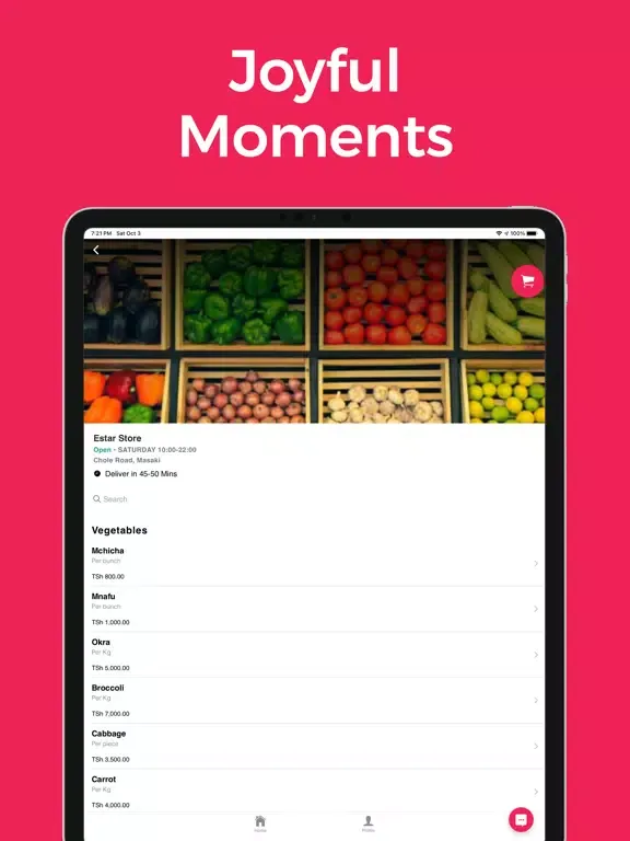 Tangkapan layar Yamee-More Than Food Delivery  iPad 