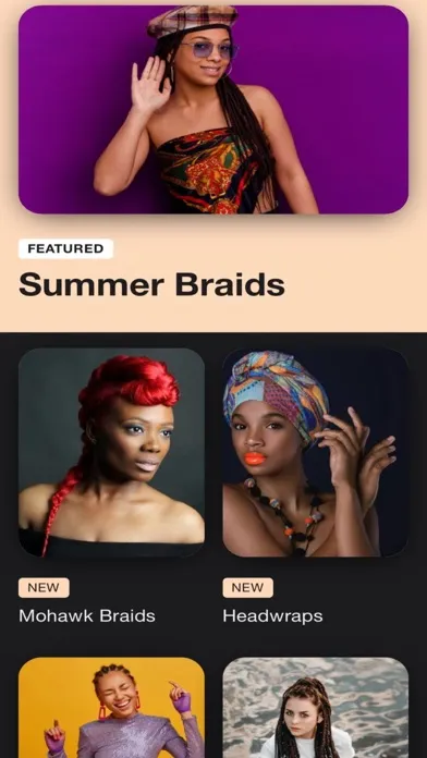 Zrzuty ekranu Braid & Style: African Hair
