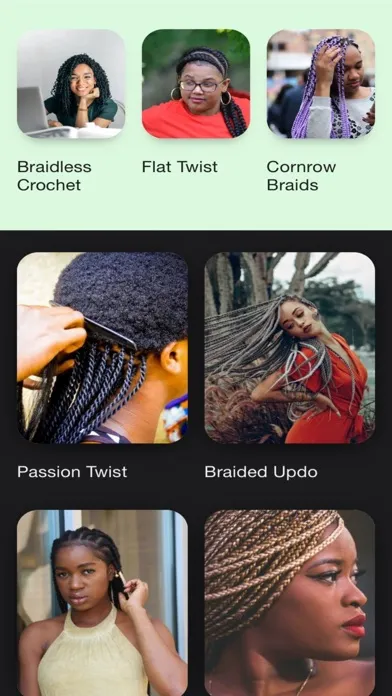 Zrzuty ekranu Braid & Style: African Hair