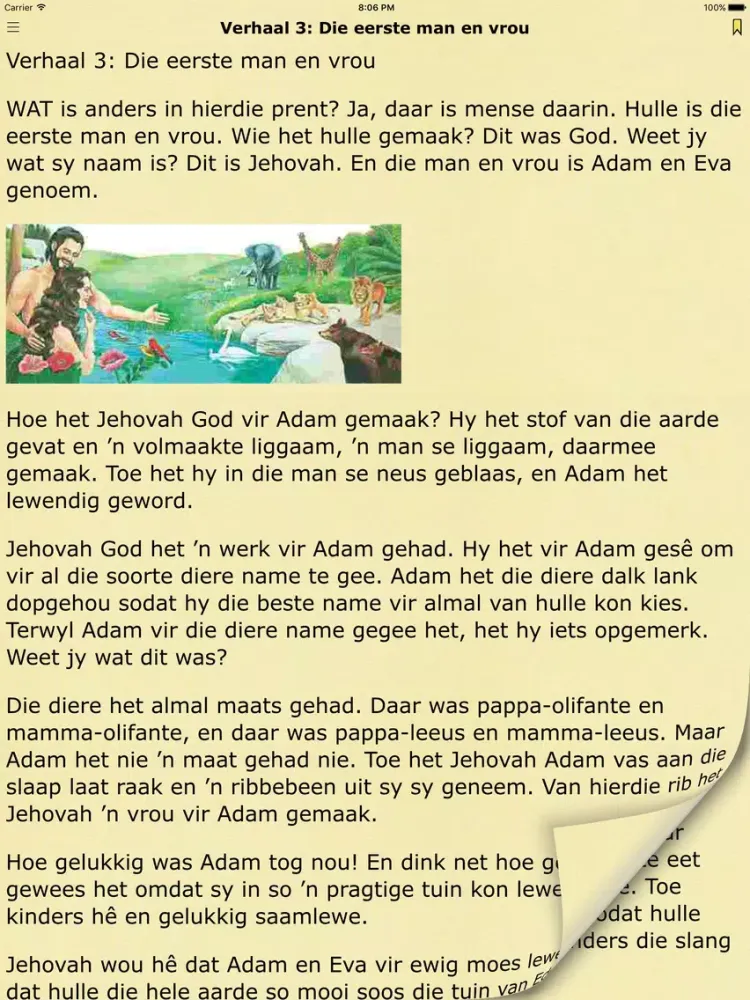 Bybel Stories (Bible Stories for Kids in Afrikaans) iPad  স্ক্রিনশট