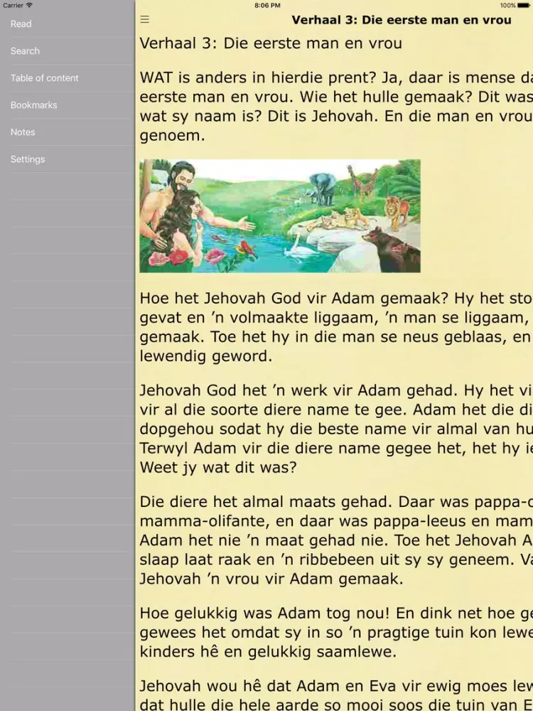 Bybel Stories (Bible Stories for Kids in Afrikaans) iPad  স্ক্রিনশট